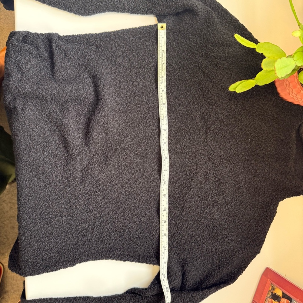 Helmut Lang Charcoal Black Wool Blend Textured Knit Sweater XL - Picture 13 of 13